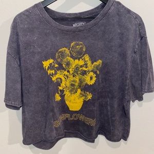 Cropped Sunflower Tshirt